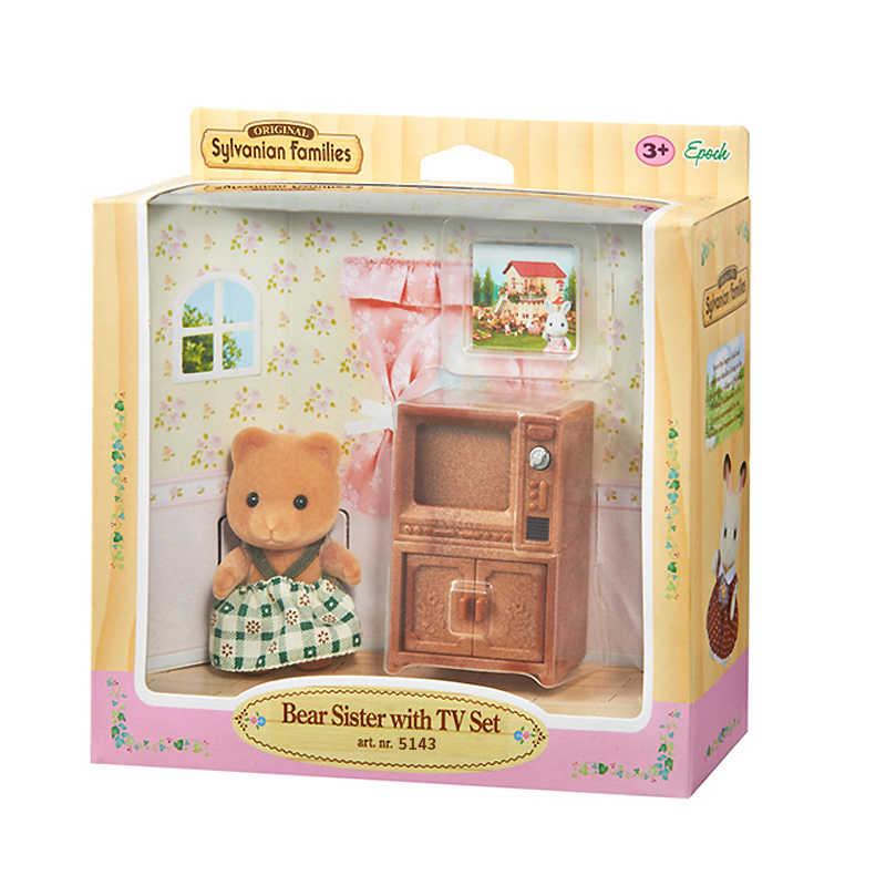Sylvanian maci nővér TV szettel