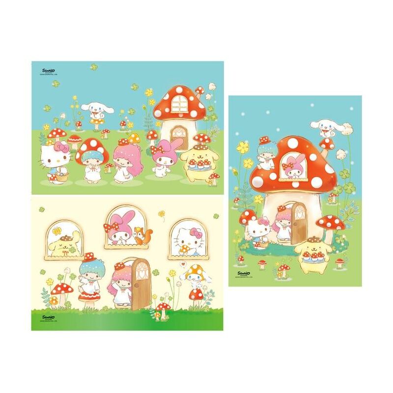 Hello Kitty 3x48 db-os puzzle - Clementoni
