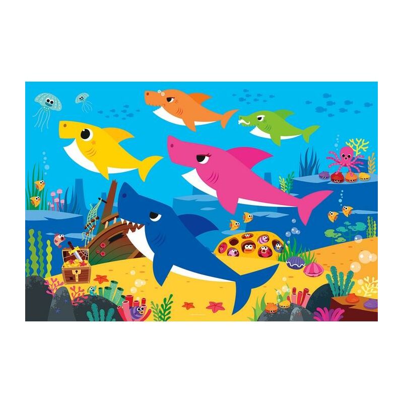 Baby Shark 104 db-os puzzle - Clementoni