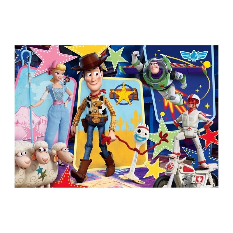 Toy Story 4. 104 db-os csillogó puzzle - Clementoni