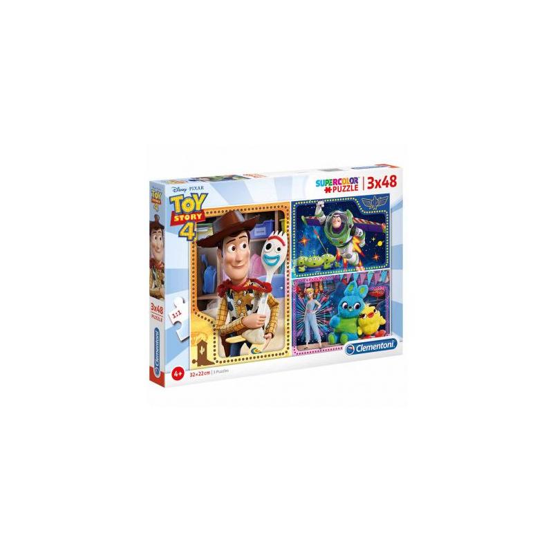 Toy Story 4. 3x48 db-os puzzle - Clementoni