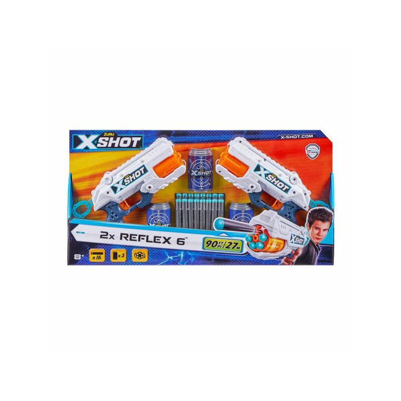 X-Shot Excel Reflex 6 - 2 db-os szivacslövő fegyver