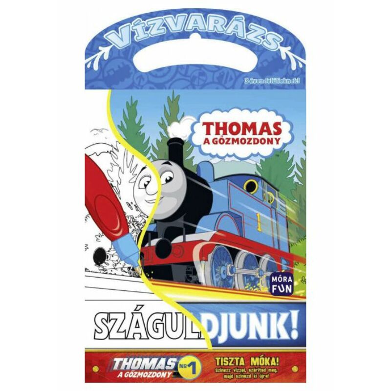 Thomas, a gőzmozdony - Száguldjunk! vízvarázs színező