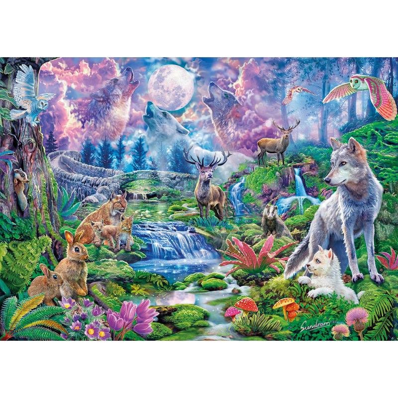 Clementoni Holdfényes vad táj 3000 db-os puzzle