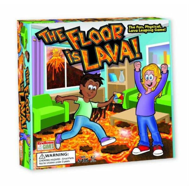 The floor is lava társasjáték