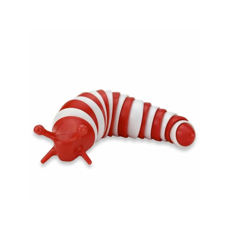 Slugzy fidget játék - piros-fehér