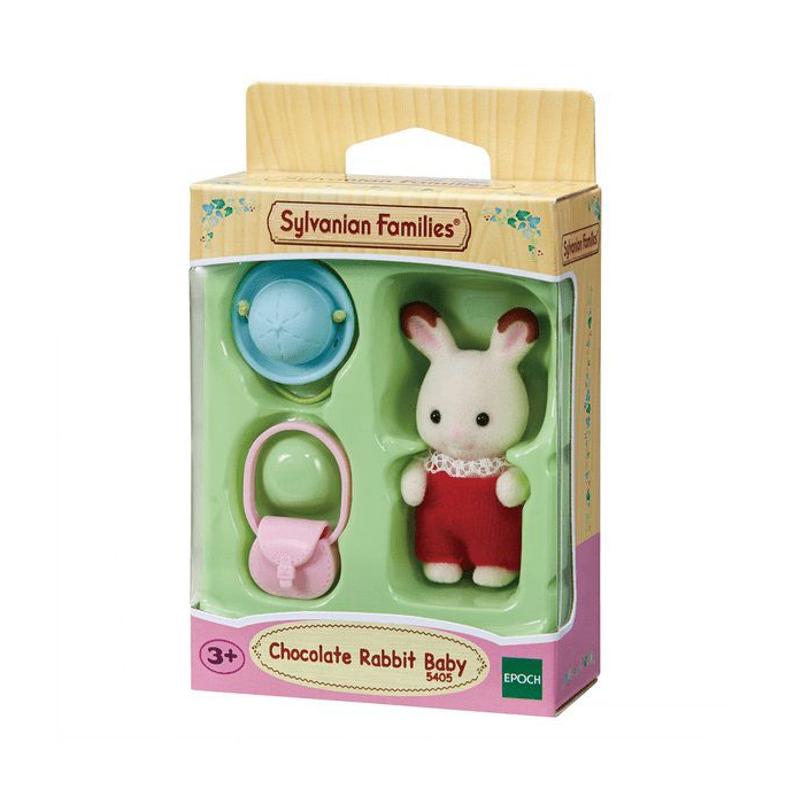Sylvanian Csoki Nyuszi bébi kiegészítőkkel