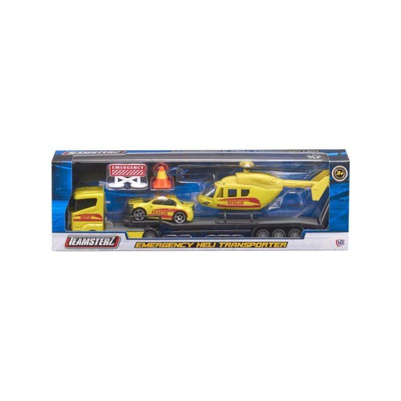 Teamsterz mentőhelikopter szett - sárga