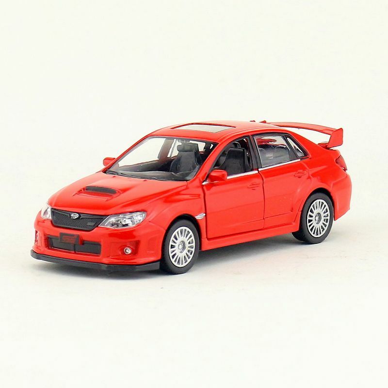 RMZ City (4006) Subaru WRX STI piros kisautó 1:43