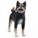 Kép 1/3 - Mojo Shiba ina kutya fekete figura