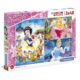 Kép 3/3 - Disney hercegnők 3x48 db-os puzzle - Clementoni