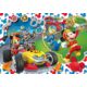Kép 2/3 - Mickey és az autóversenyzők 104 db-os Maxi puzzle - Clementoni