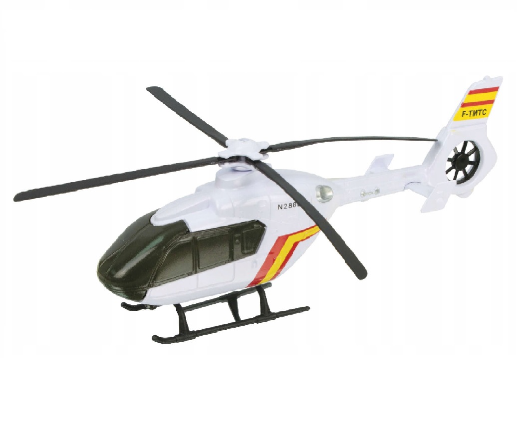 Teamsterz mentőhelikopter fehér, 22 cm