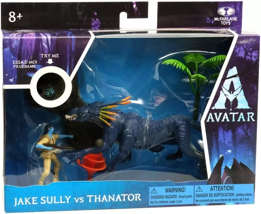 Avatar, a víz útja Jake Sully & Thanator játékfigura