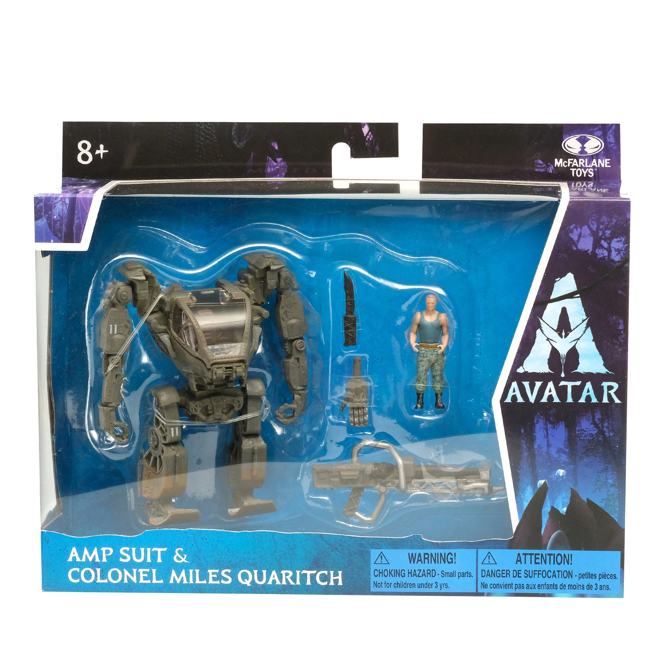 Avatar Amp Suit & Miles Quaritch ezredes játékfigura