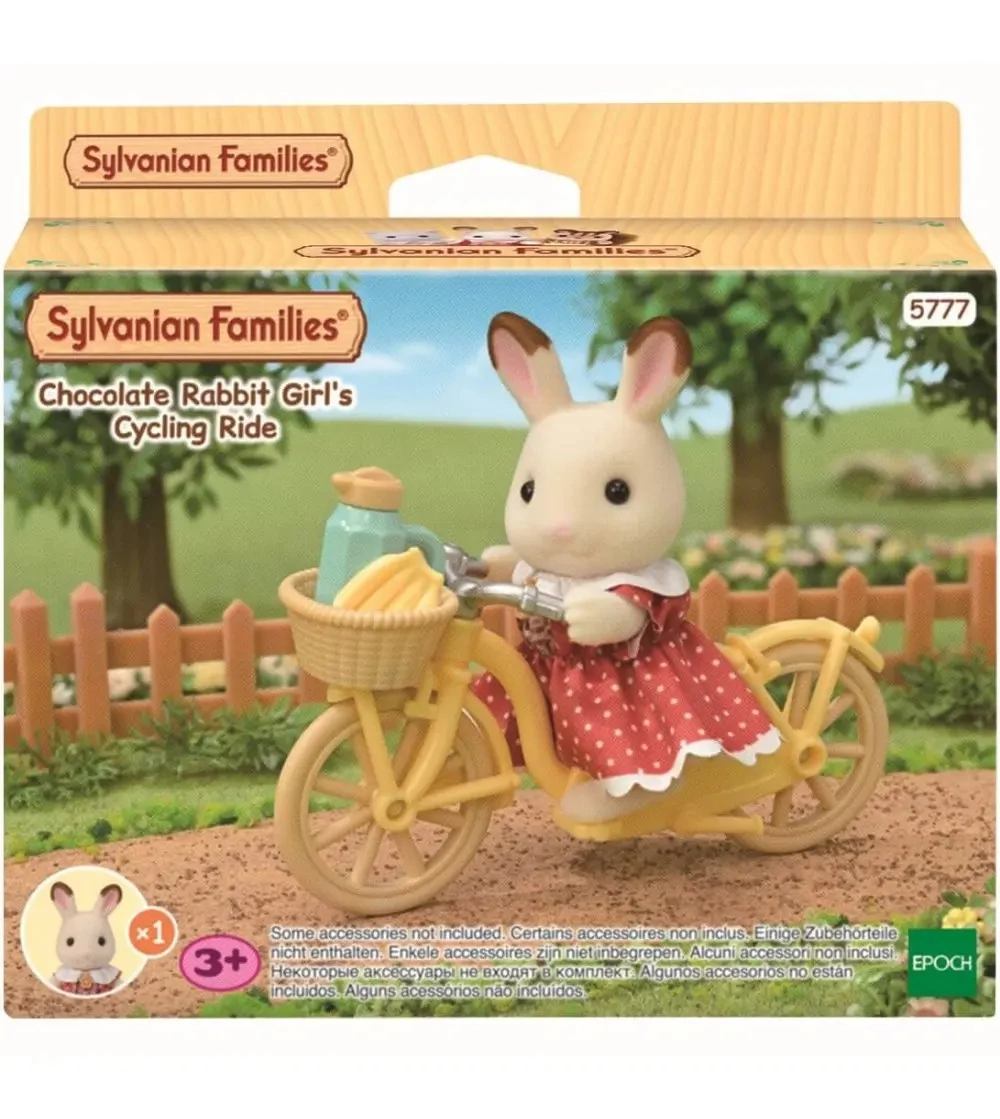 Sylvanian Families Csoki nyuszi biciklivel