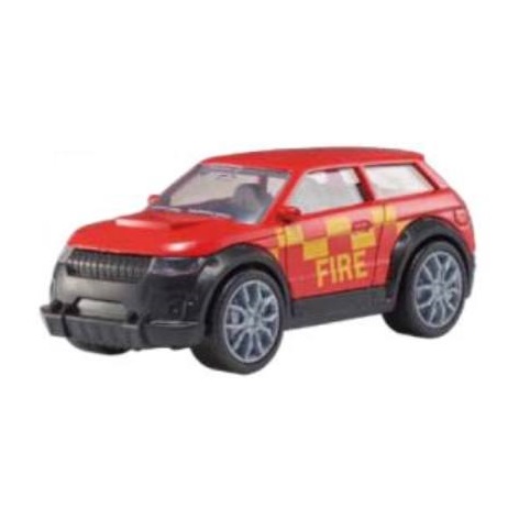 Teamsterz tűzoltó kisautó forgalom szabályozókkal (Emergency 4x4)