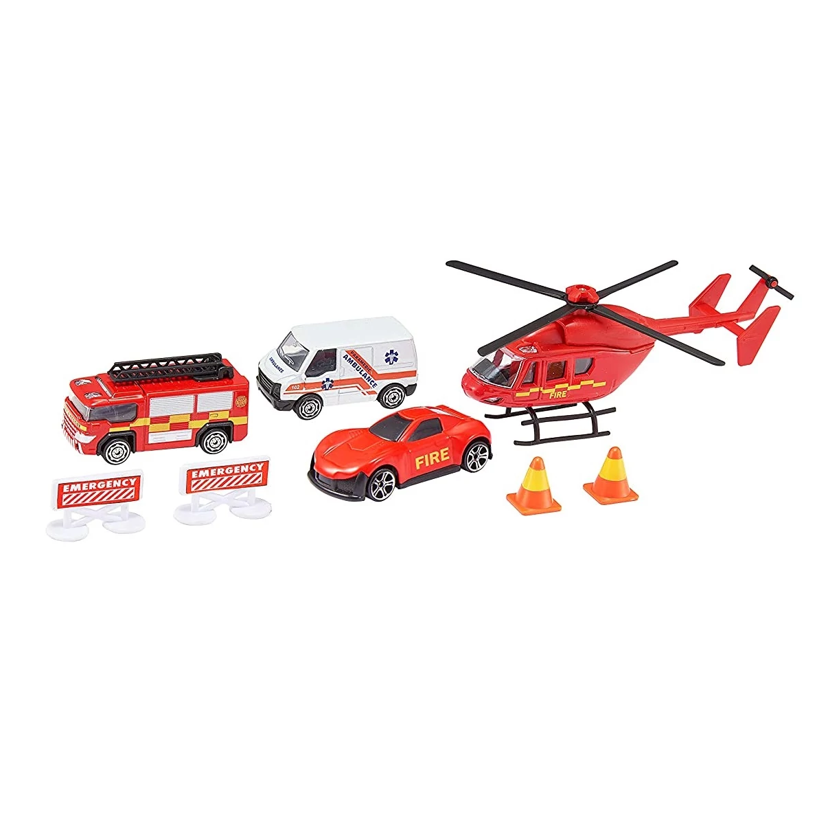 Teamsterz mentő egység, Fire - kisautók és helikopter (City Rescue)