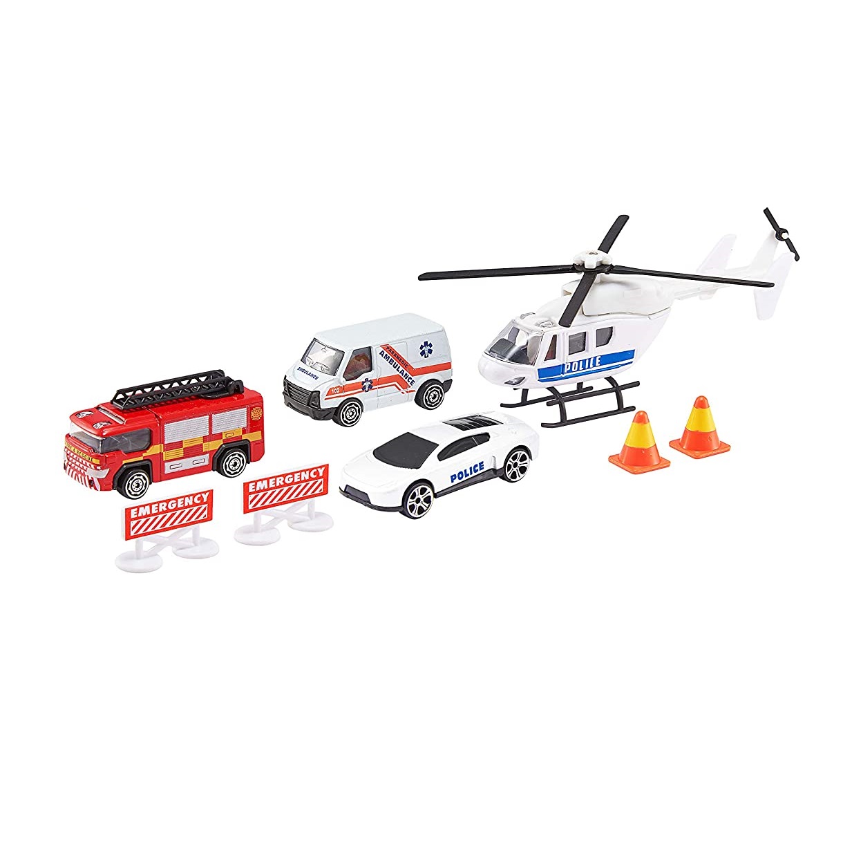 Teamsterz mentő egység, Police - kisautók és helikopter (City Rescue)