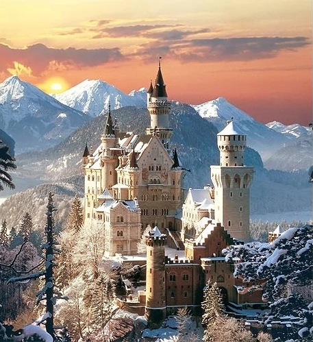 Neuschwanstein 1500 db-os puzzle - Clementoni 31925