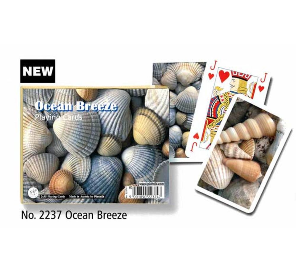 Ocean Breeze luxus römi kártya 2x55 lap - Piatnik