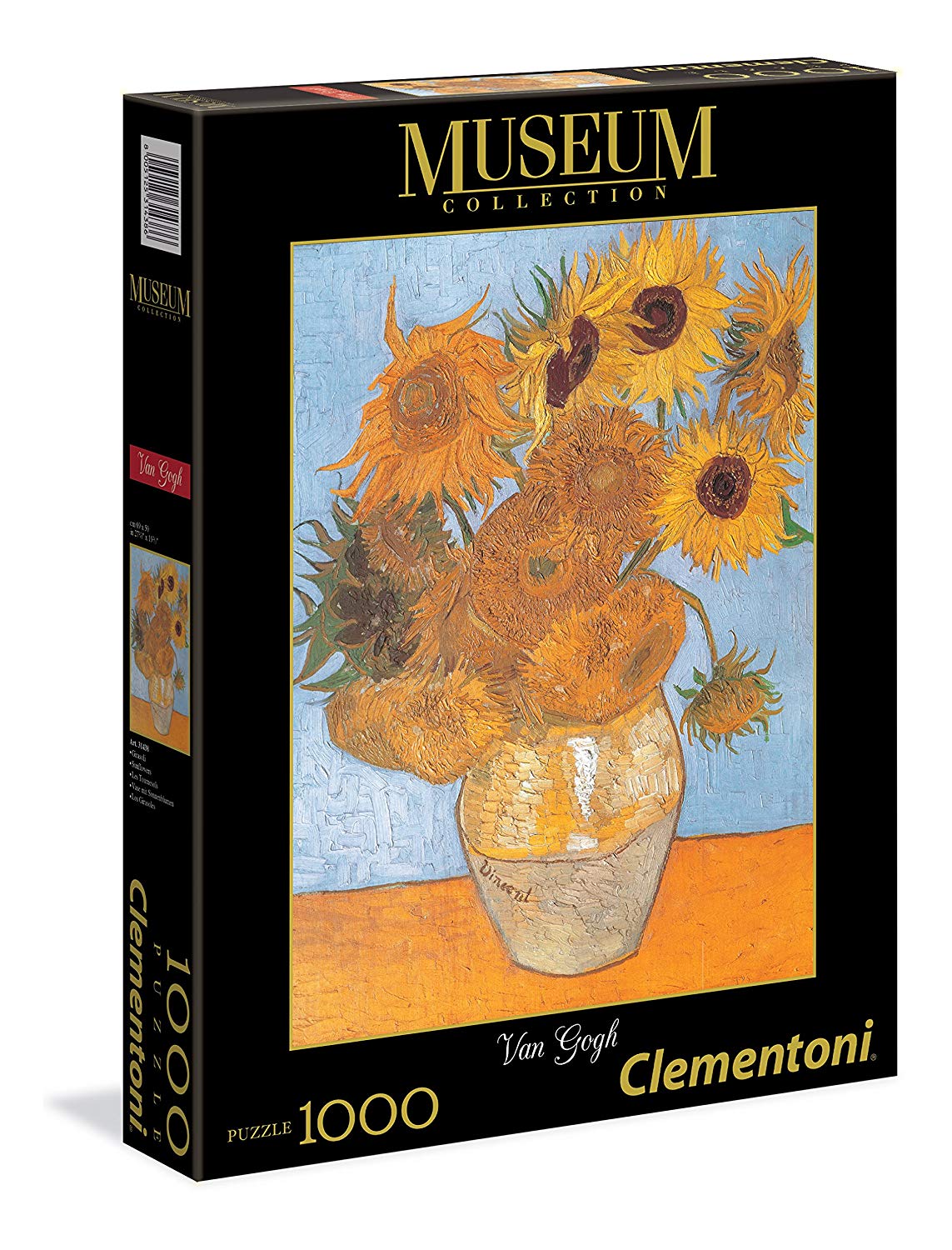 Van Gogh - Napraforgók 1000 db-os puzzle - Clementoni 31438