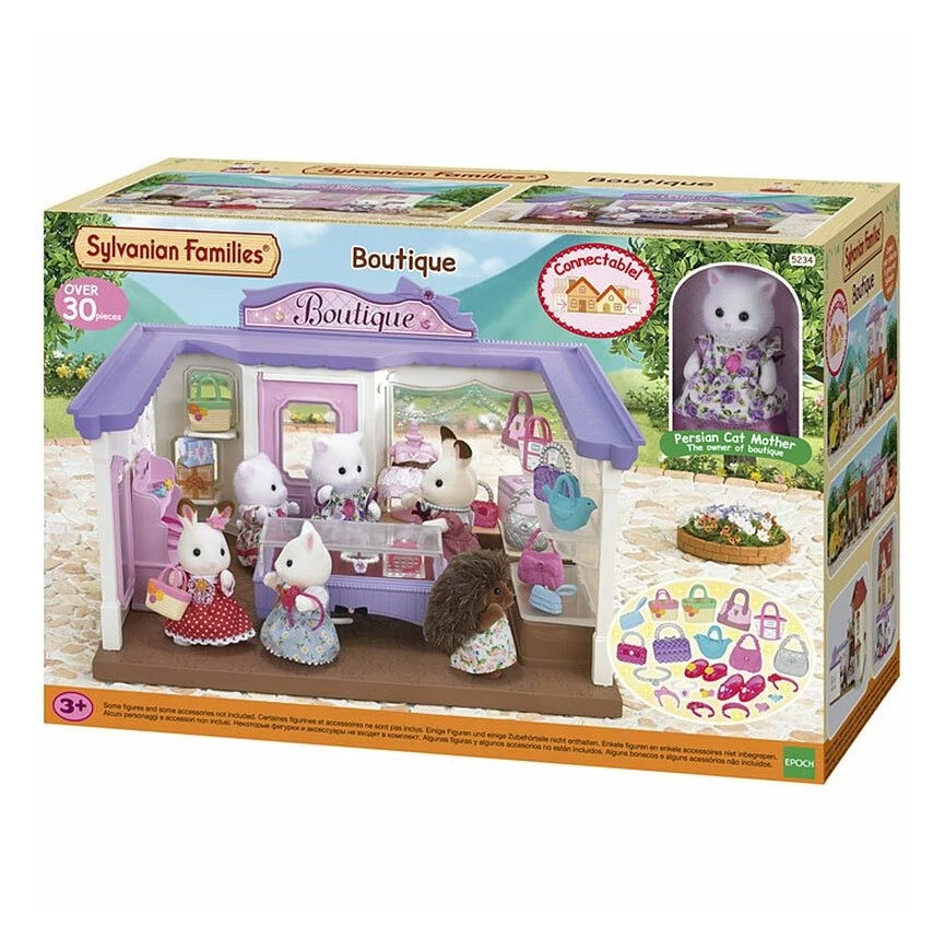 Sylvanian Ékszer- és divatbutik szett Perzsa cica figurával (5234)