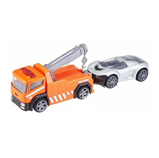 Teamsterz autómentő sportkocsival - narancs és ezüst színben, 11 + 10 cm
