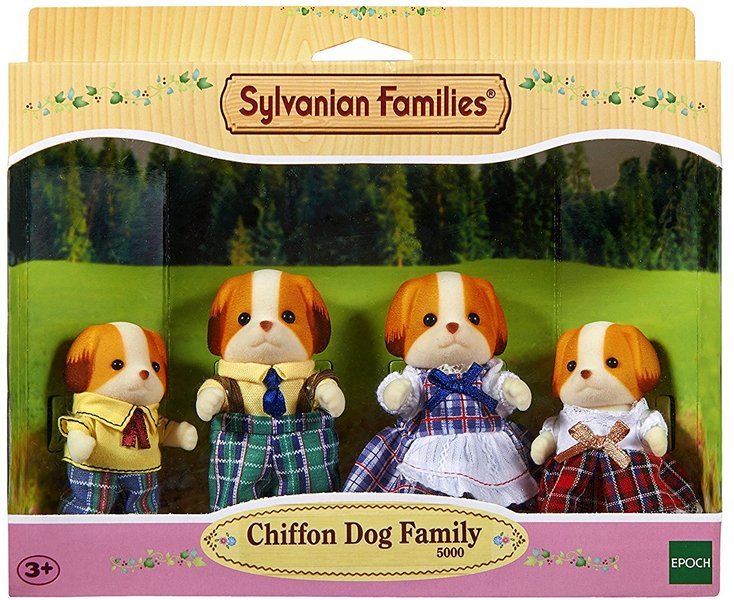 Sylvanian Families chiffon kutyus család