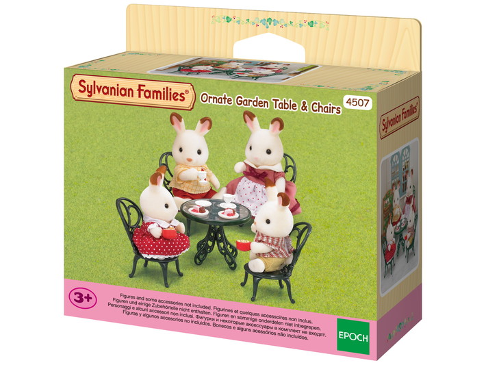 Sylvanian díszes kerti asztal