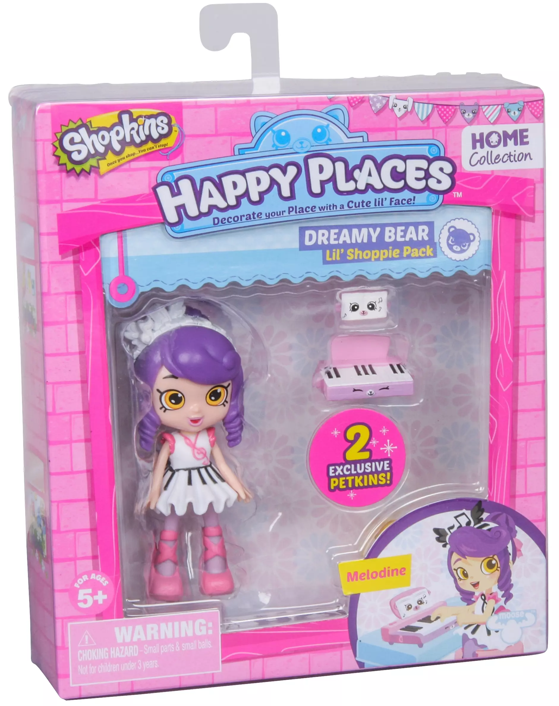 Happy Places játékbaba kiegészítőkkel - Melodine