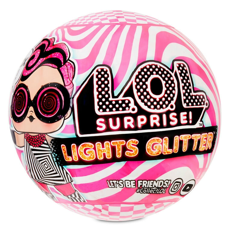 LOL Surprise világítós csillogós babák - lights glitter