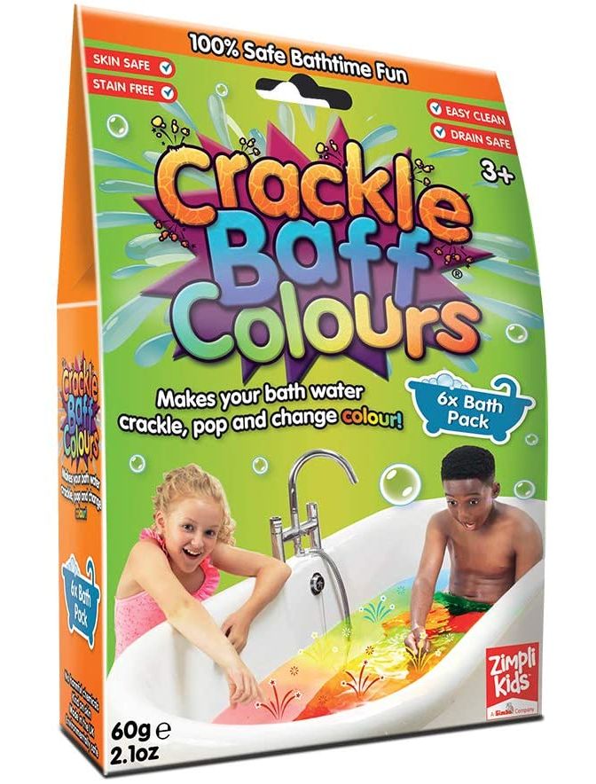 Crackle Baff Colours - pattogó színes fürdőpor, 60 g-os