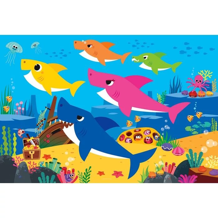 Baby Shark 104 db-os puzzle - Clementoni 23751