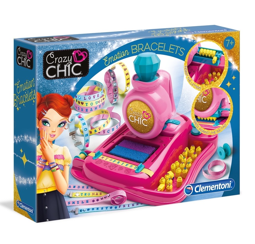 Crazy Chic Emotion karkötő készítő szett - Clementoni 78421
