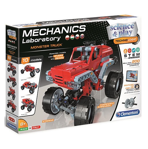 Mechanikus Monster Truck építőjáték - Clementoni 50147