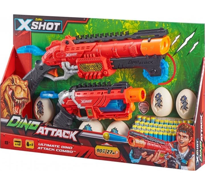 Xshot Dino attack - combo szett