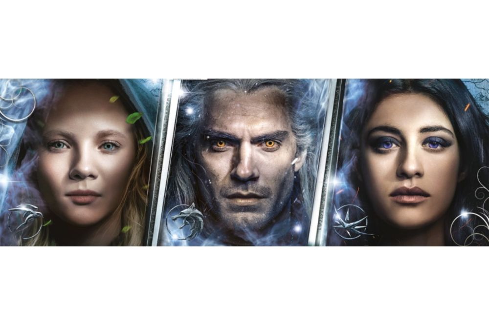 The Witcher - Vaják 1000 db-os panoráma puzzle - Clemetoni