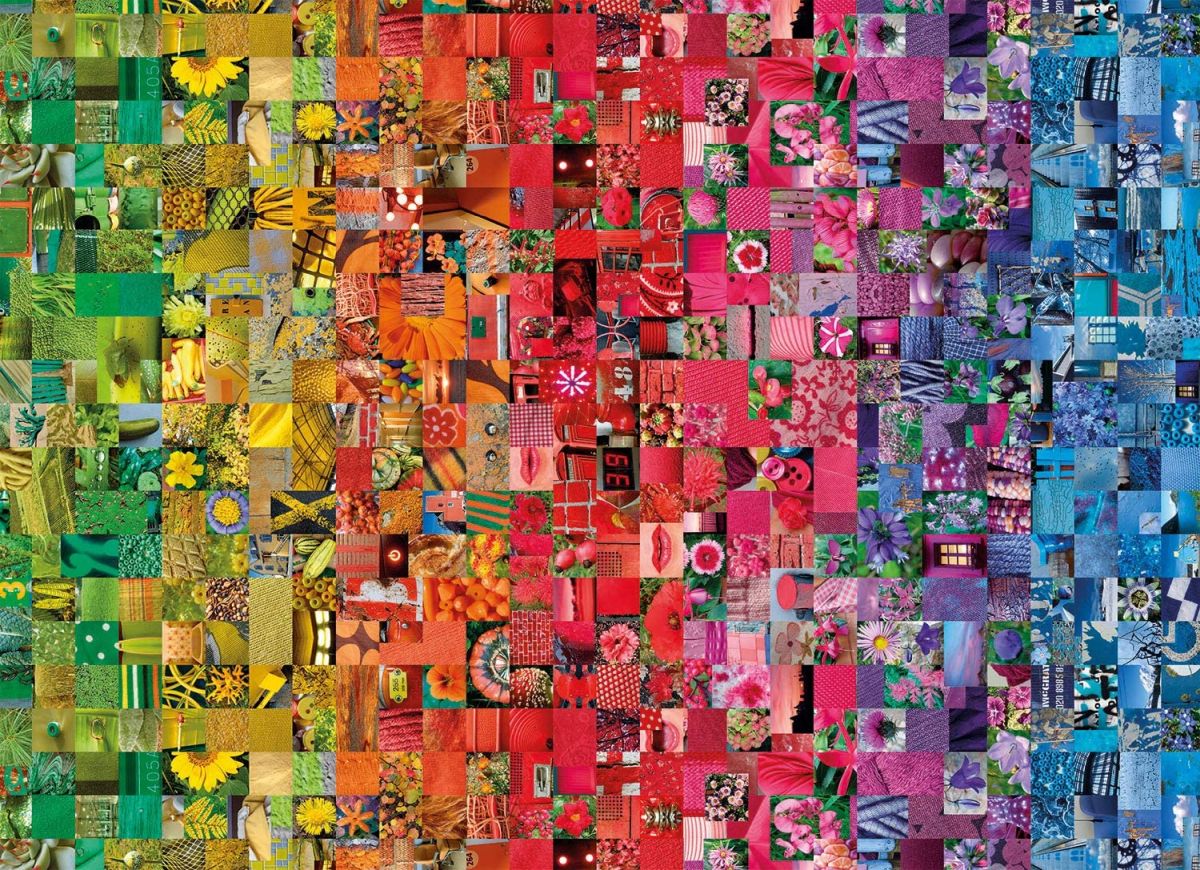 Kollázs 1000 db-os puzzle - Clemetoni ColorBoom
