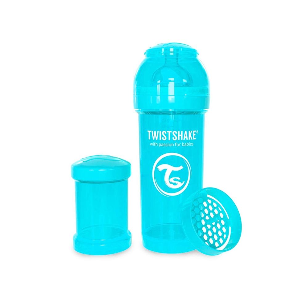 Twistshake Kólika elleni cumisüveg 260 ml-es, kék