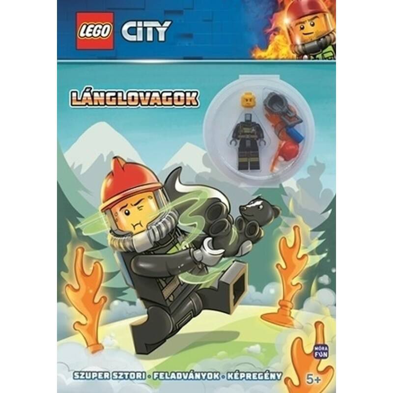 Móra Lego City - Lánglovagok - Ajándék tűzoltó minifigurával