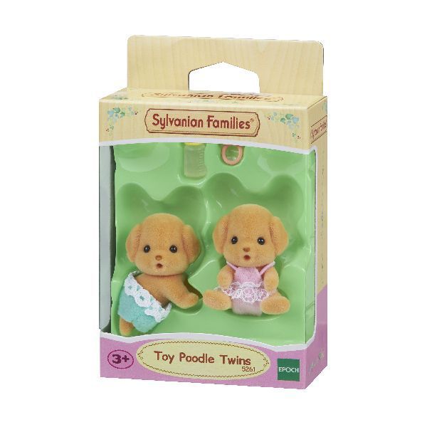 Sylvanian Pudli ikrek figurák - csomagolássérült