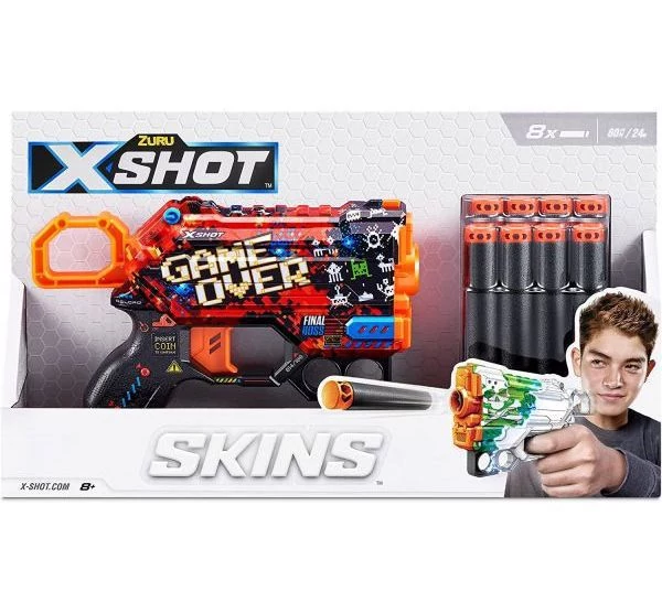 Xshot Excel Skins Menace - Game Over szivacslövő játékpisztoly