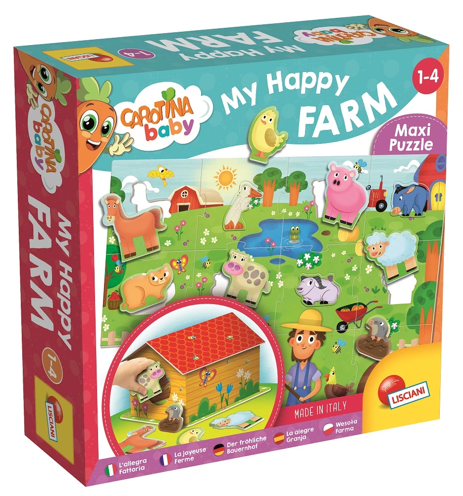 Carotina baby maxi puzzle - farm