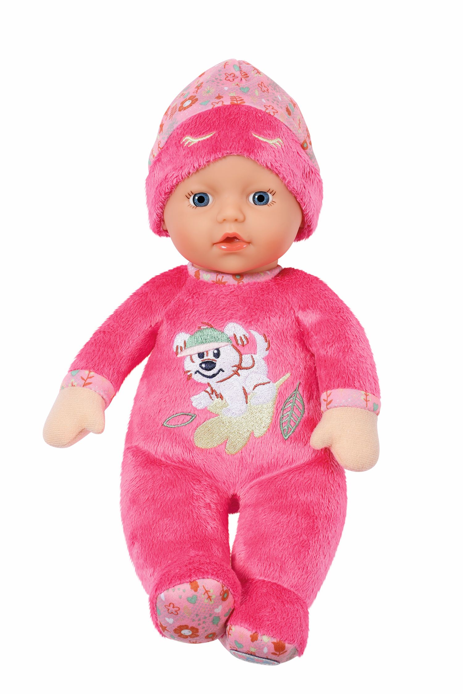Baby Born - Alvó barát baba, rózsaszín ruhás 30 cm-es