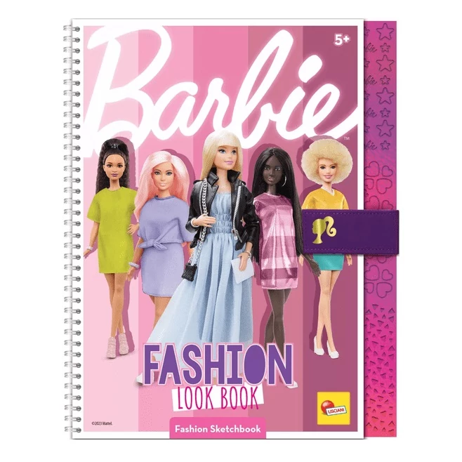 Barbie divattervező vázlatfüzet FASHION LOOK BOOK